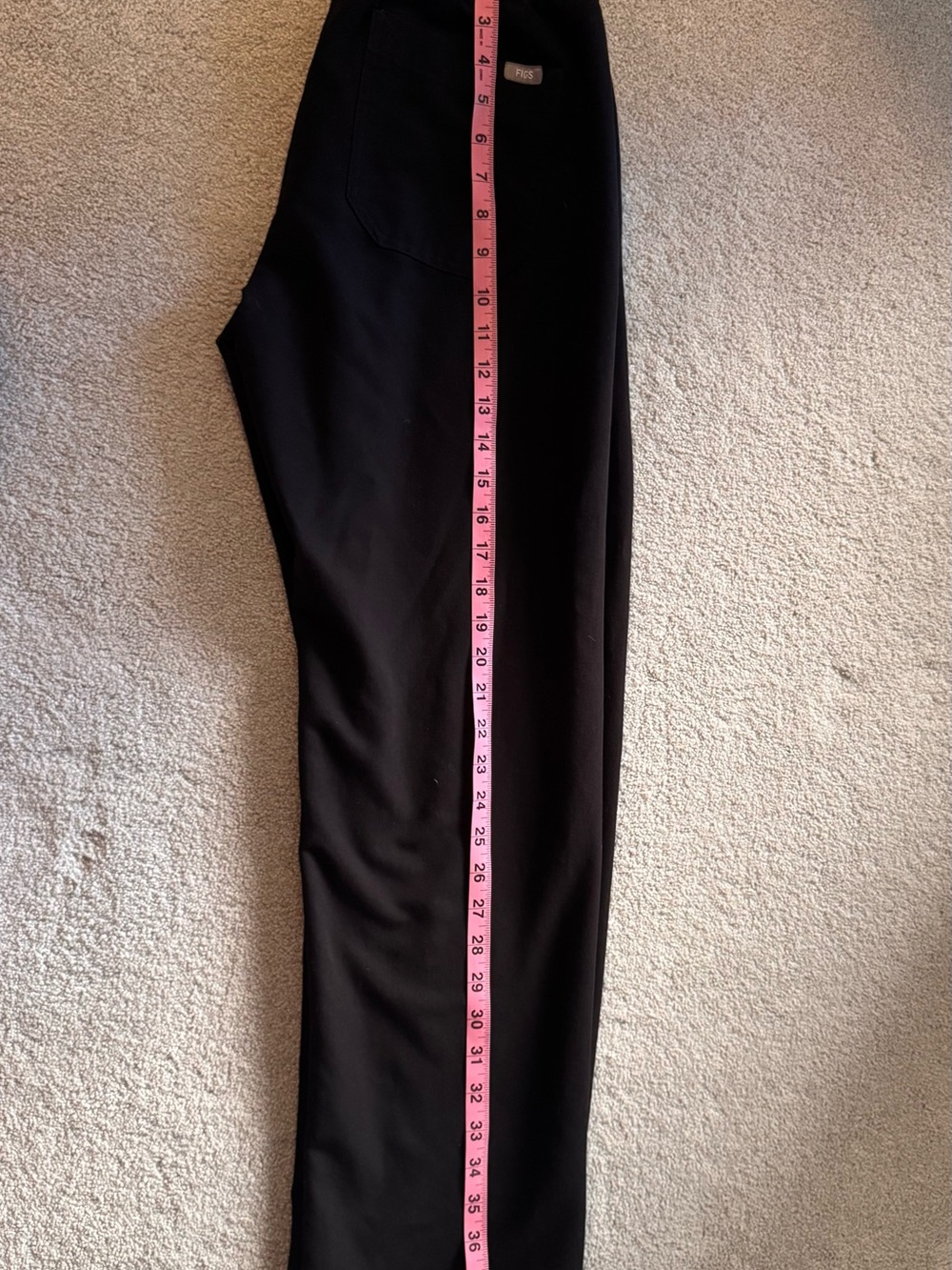 Figs Livingston High-Rise Straight-Leg Scrub Pant Size S/P - Picture 7 of 8